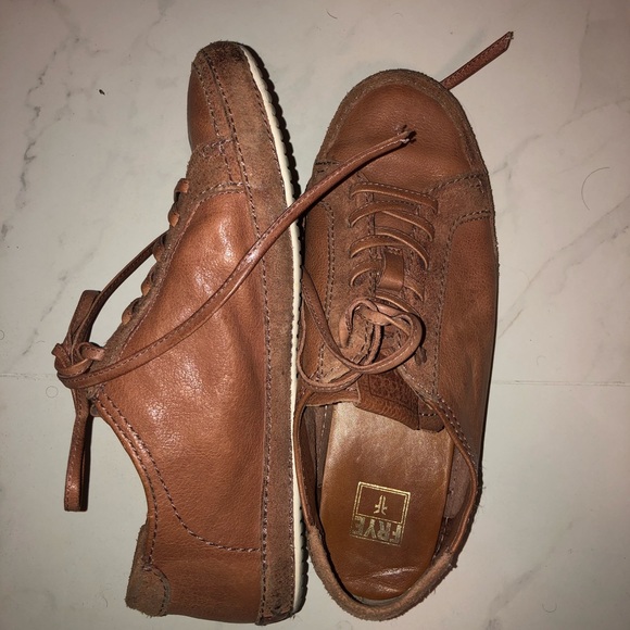 FRYE dust rose leather sneakers - Picture 2 of 4